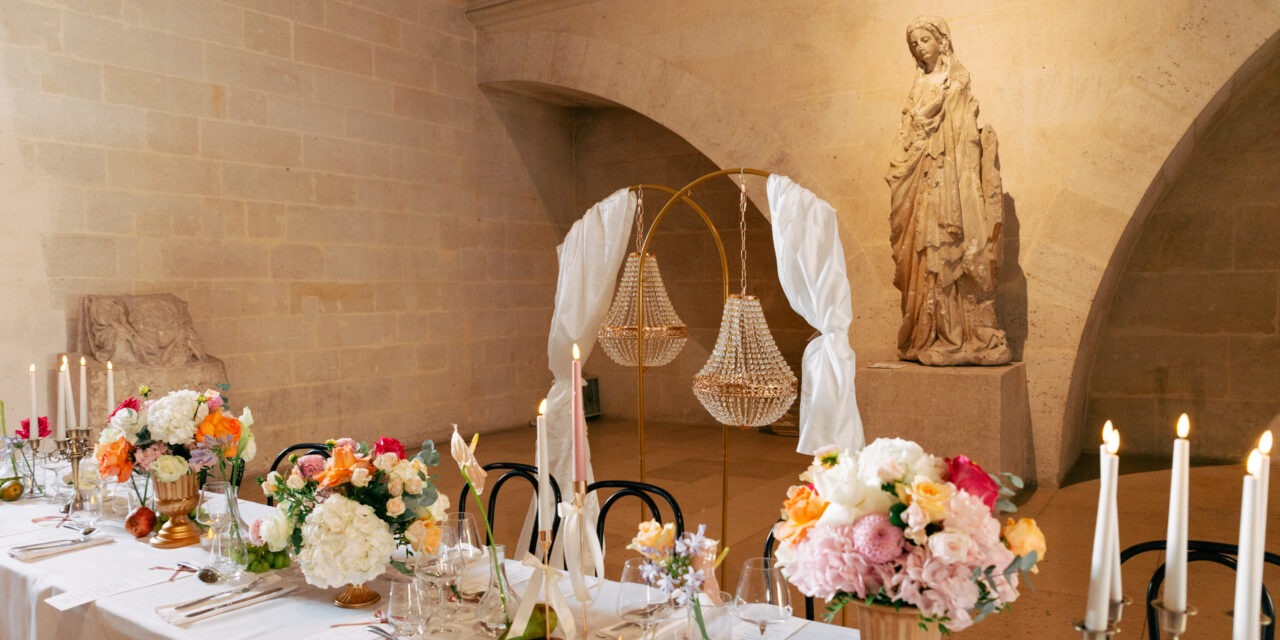 Décoration de mariage dans l’Oise au Château de Pierrefonds